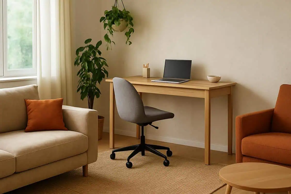 Aménager un bureau dans le salon sans le surcharger
