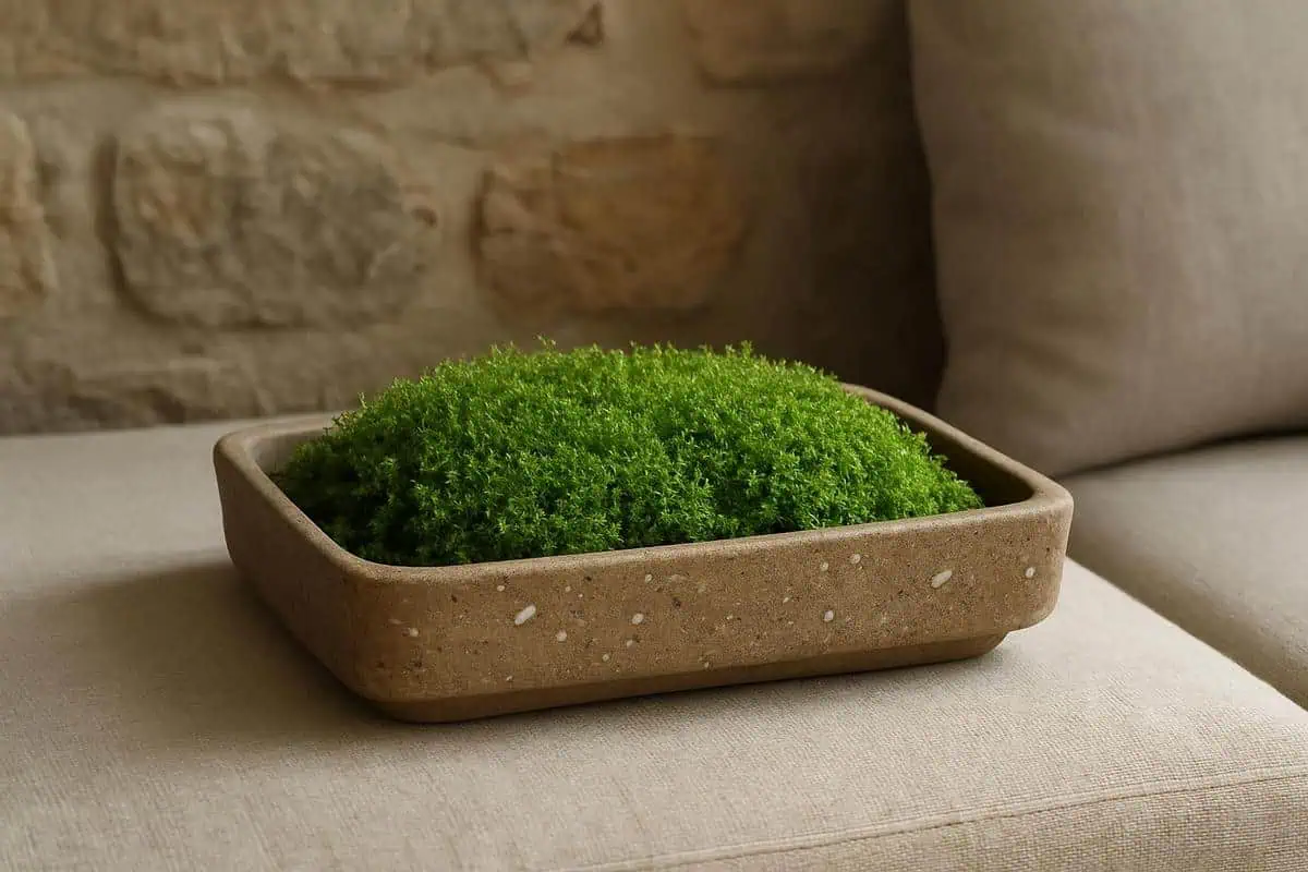 Coupelles en grès japonais kusamono pour mousse décorative, micro-jardin zen, pots minimalistes