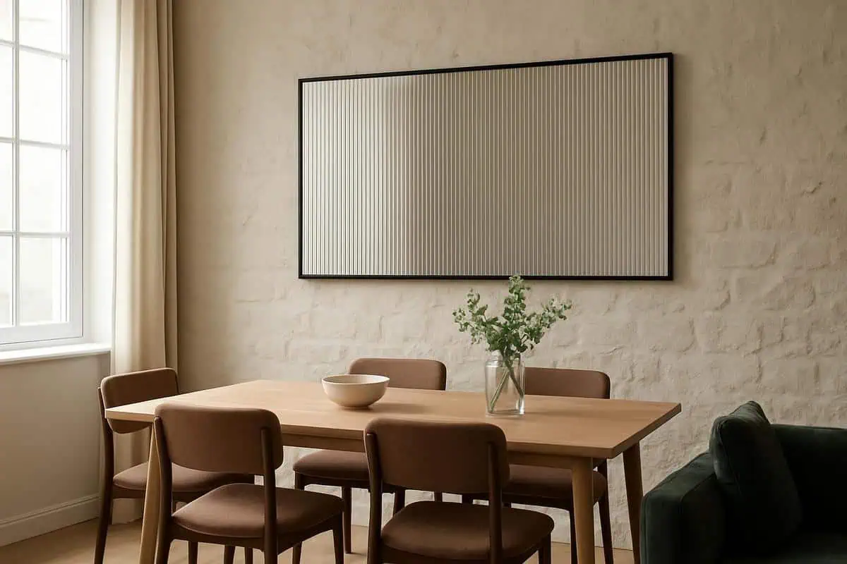 Miroir horizontal 120x80cm decoration salon salle a manger longueur circulation amelioree effet largeur